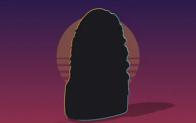 Illustration Leonidakit : Cheveux bouclés de Lucia (Pack Vintage Vice City)