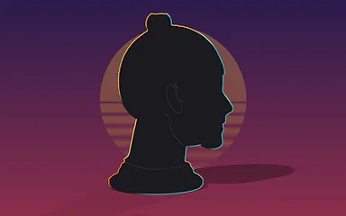 Illustration Leonidakit : Top Knot (homme)