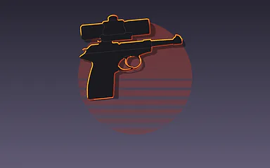 Illustration Leonidakit : Lunette montée (pistolet Mk II)