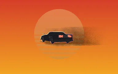 Illustration Leonidakit : Fumée de pneus colorée