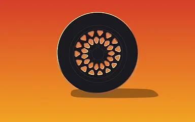 Illustration Leonidakit : Pneus à faible adhérence (drift)