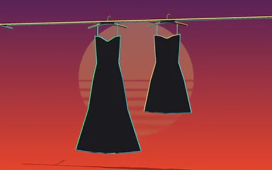Illustration Leonidakit : Tenue de soirée choisie par Lucia