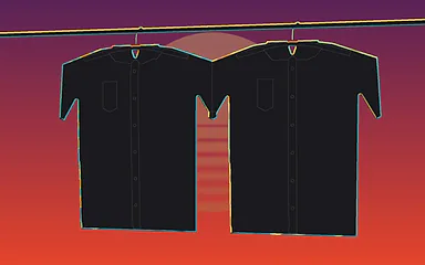 Illustration Leonidakit : Tenues de la collection Vice City Style