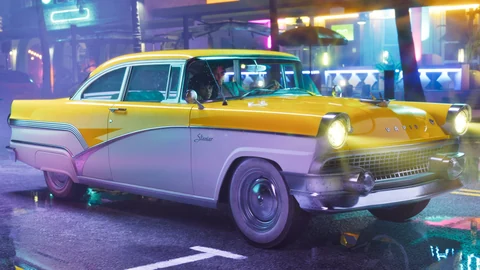 La Vapid Stanier ’55 du Pack Vintage Vice City, capture officielle