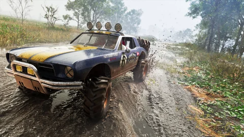 Buggy Dominator dans la boue, visuel officiel Rockstar Games