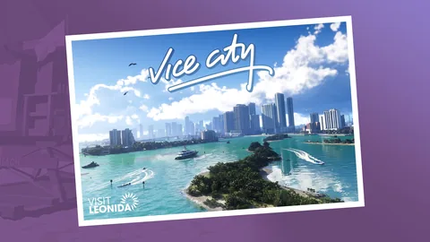 Carte postale de Vice City