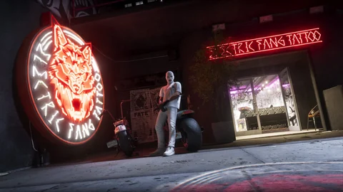 Electric Fang Tattoo, capture officielle Rockstar Games