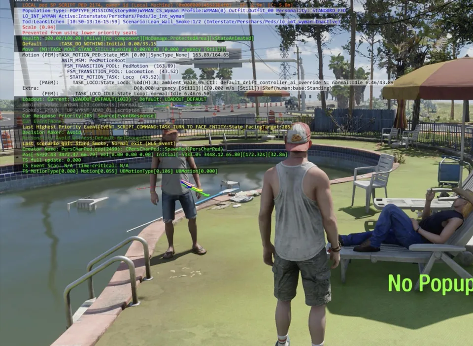 Offizieller Screenshot aus GTA VI: Pool