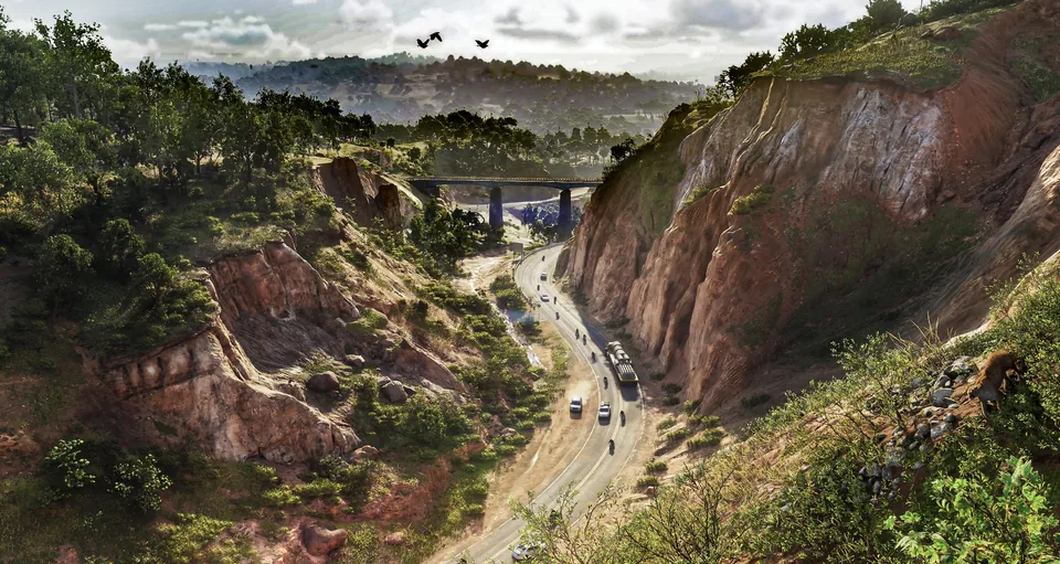 Captura oficial de GTA VI: Canyon