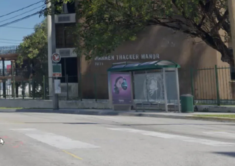 Capture officielle de GTA VI : Bus Stop