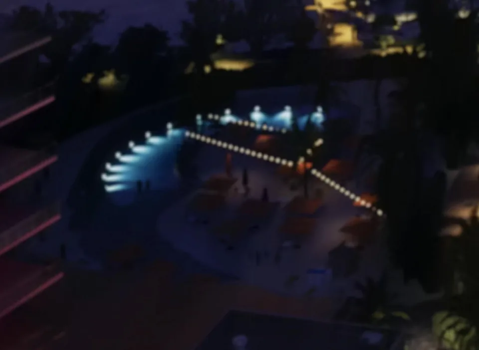 Capture officielle de GTA VI : Pool
