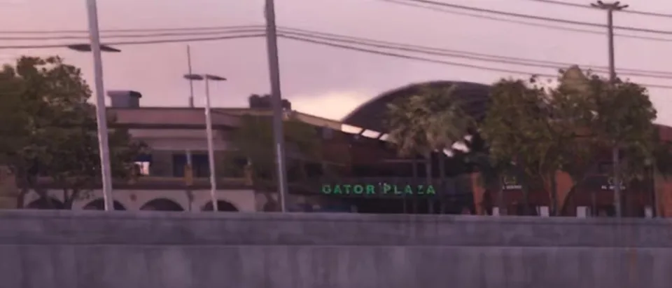 Capture officielle de GTA VI : Gator Plaza