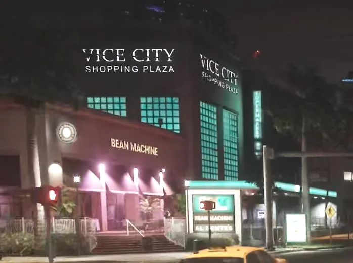 Official GTA VI screenshot: Vice City Shopping Plaza