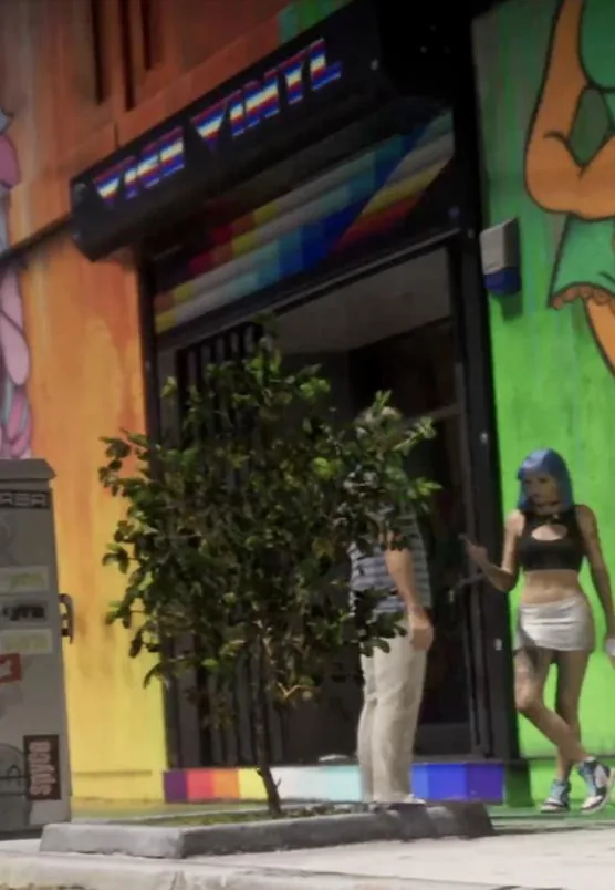 Offizieller Screenshot aus GTA VI: Vice Vinyl