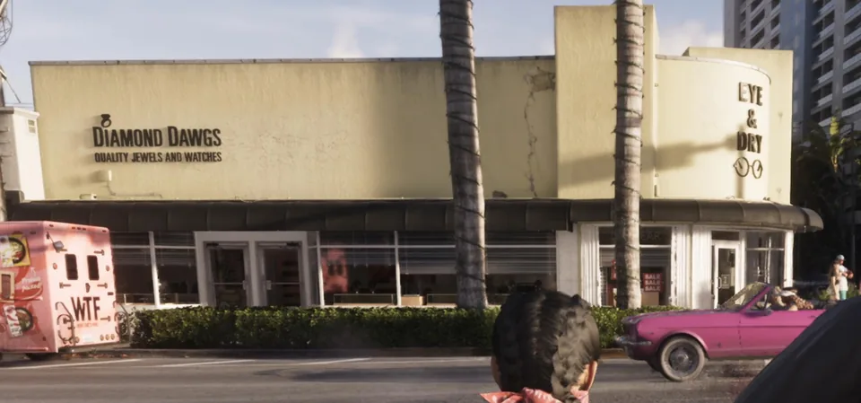 Screenshot ufficiale di GTA VI: Eye & Dry