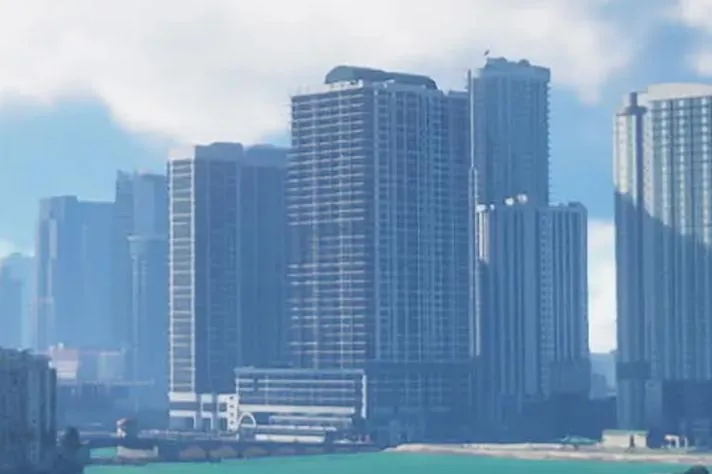 Screenshot ufficiale di GTA VI: Gemini Tower