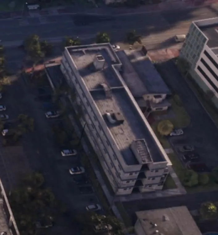 Captura oficial de GTA VI: Collins Hotel