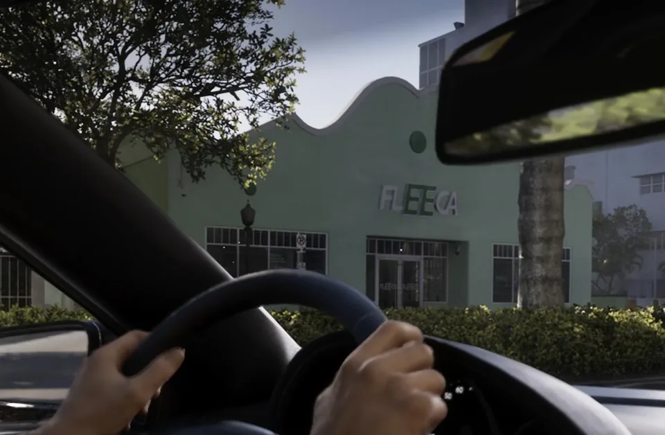 Capture officielle de GTA VI : Fleeca
