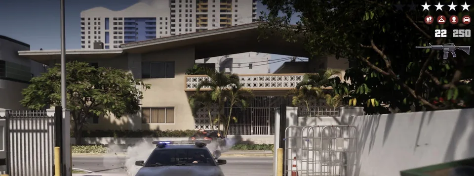 Capture officielle de GTA VI : 101 Collins Ave
