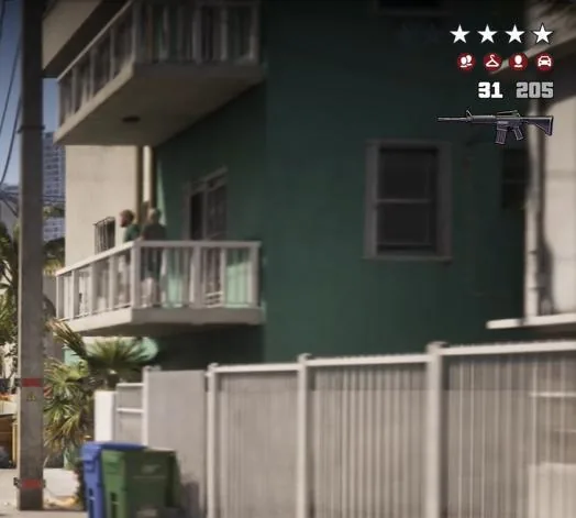 Capture officielle de GTA VI : 1530 Pennsylvania Ave