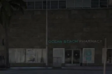Capture officielle de GTA VI : Ocean Beach Pharmacy