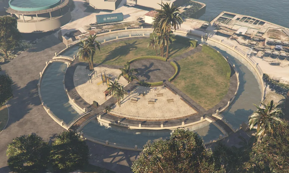 Captura oficial de GTA VI: Vice City Oceanarium