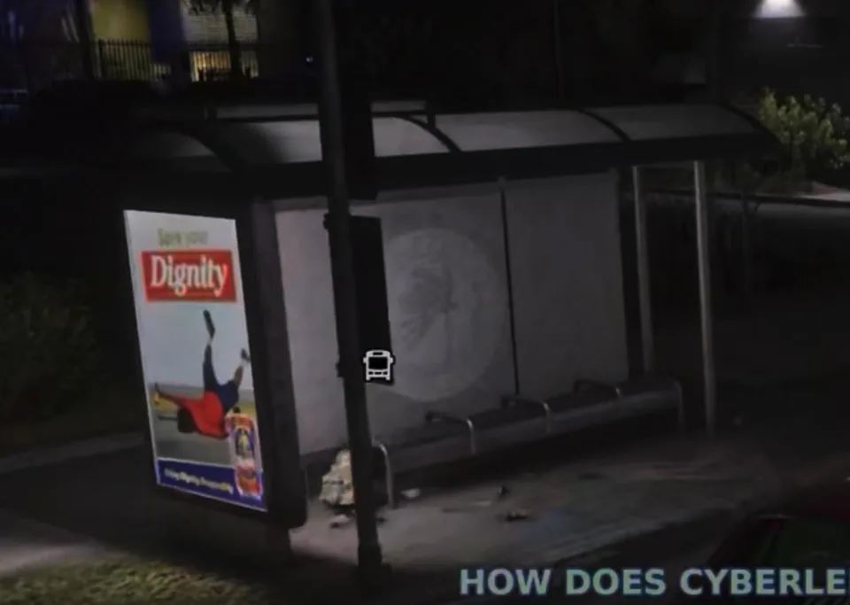 Capture officielle de GTA VI : Bus Stop