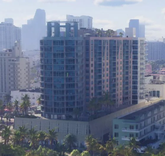 Capture officielle de GTA VI : 1500 Ocean Dr