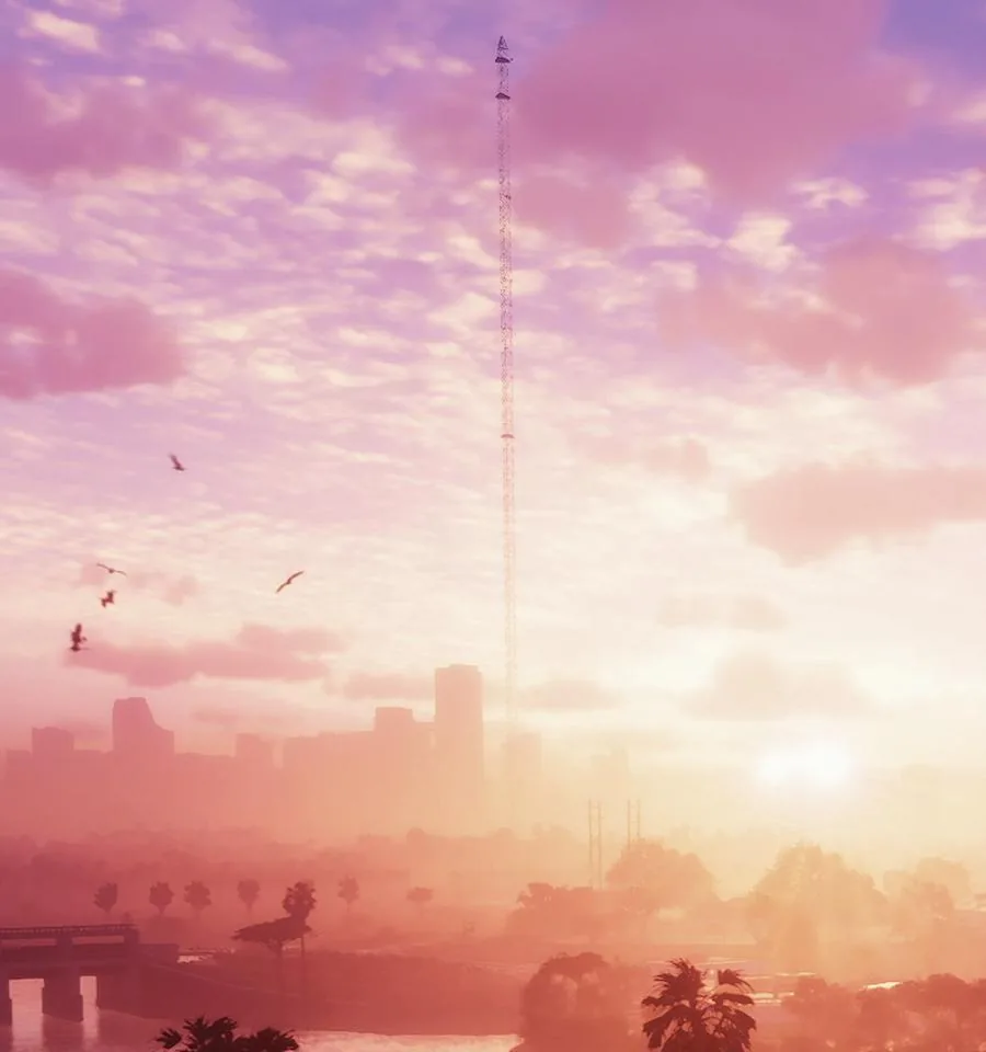 Captura oficial de GTA VI: Radio Mast