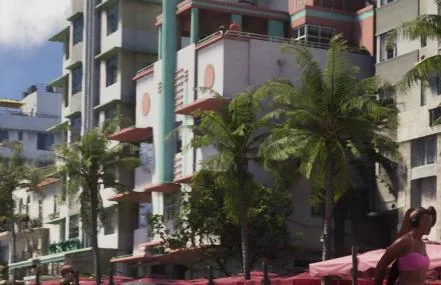 Capture officielle de GTA VI : McAlpin Ocean Plaza