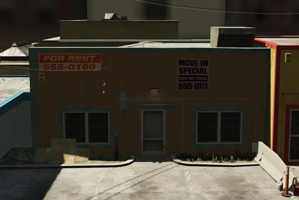 Offizieller Screenshot aus GTA VI: Gebäude L2748