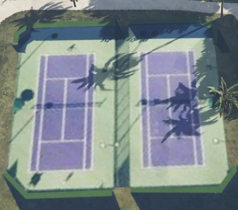 Capture officielle de GTA VI : Tennis Court