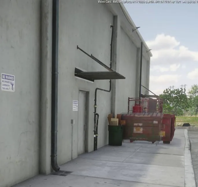Screenshot ufficiale di GTA VI: Warehouse