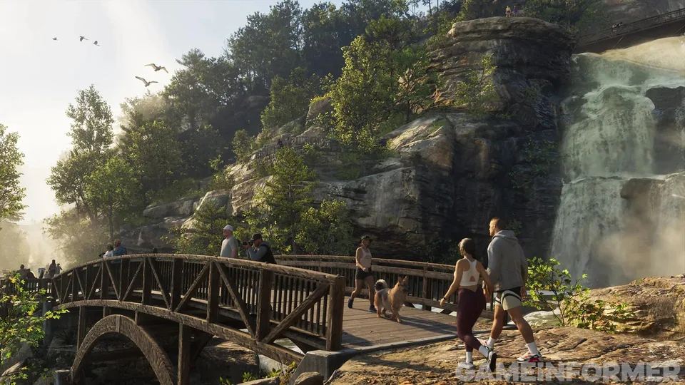Capture officielle de GTA VI : Footbridge