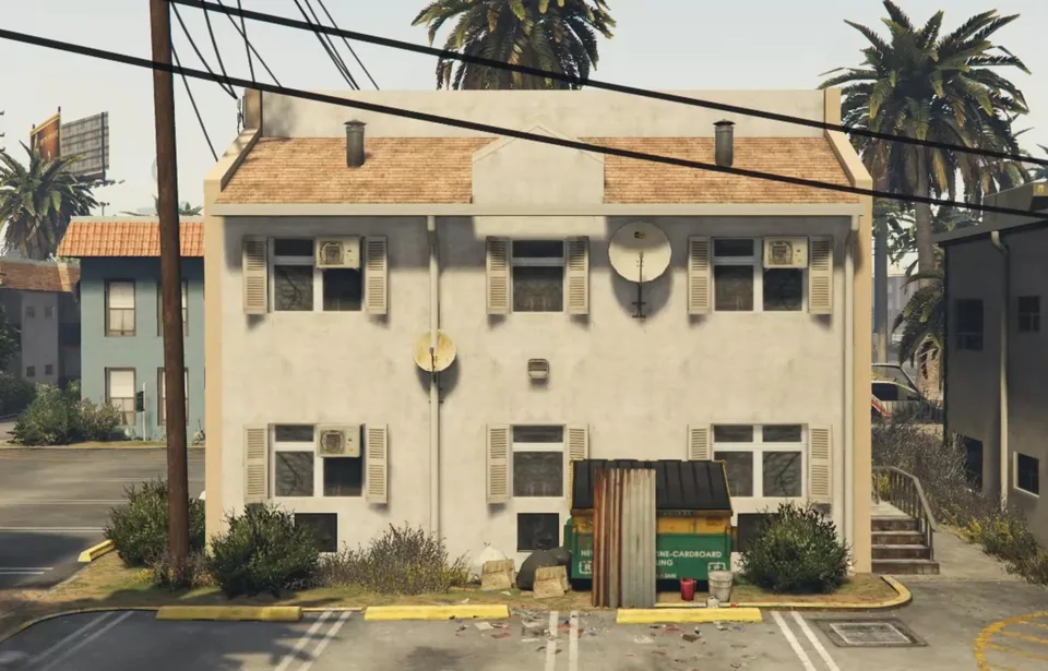 Offizieller Screenshot aus GTA VI: Gebäude L2966