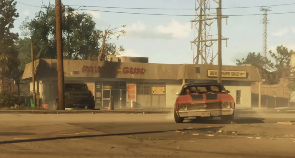 Capture officielle de GTA VI : Pawn & Gun