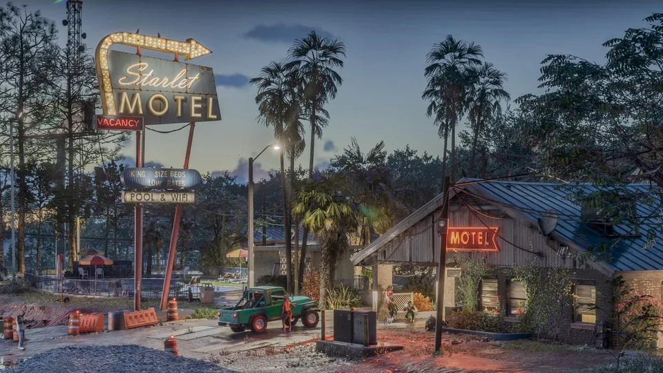 Capture officielle de GTA VI : Starlet Motel
