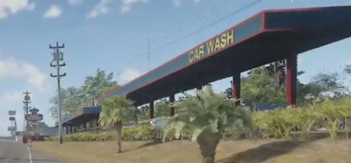 Screenshot ufficiale di GTA VI: Car Wash