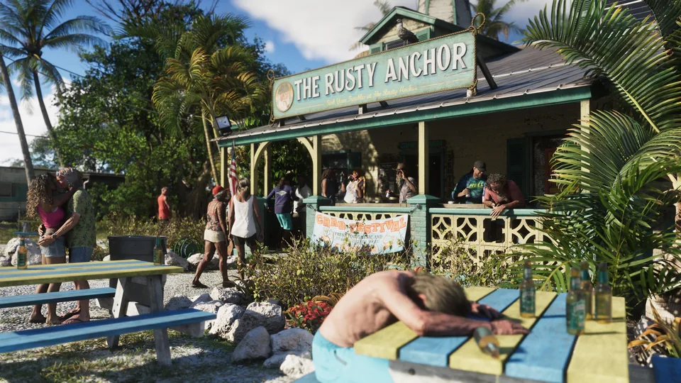 Capture officielle de GTA VI : The Rusty Anchor
