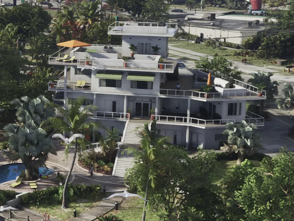 Capture officielle de GTA VI : 500 Pompano Dr
