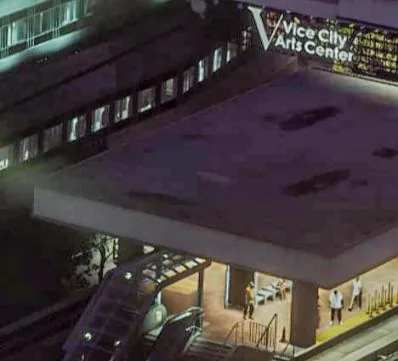 Capture officielle de GTA VI : Vice City Arts Center Metro Station