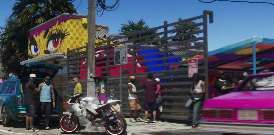 Capture officielle de GTA VI : Wynwood Walls