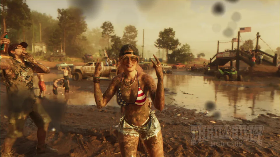 Capture officielle de GTA VI : Thrillbilly Mud Club