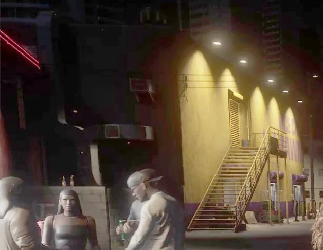 Capture officielle de GTA VI : Vice City Pawn