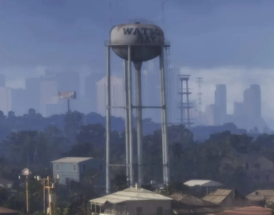 Official GTA VI screenshot: Watson Bay Water Tower