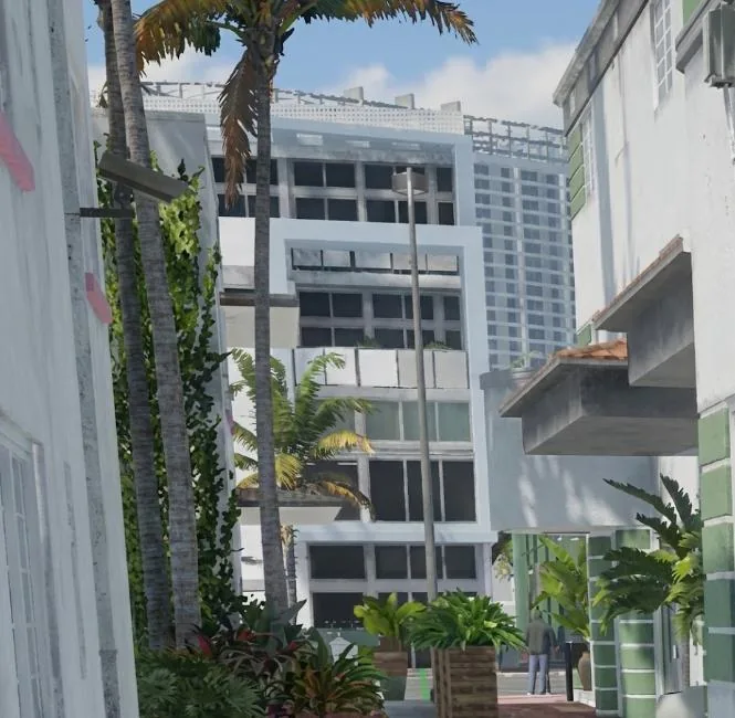 Capture officielle de GTA VI : 1208 Collins Ave