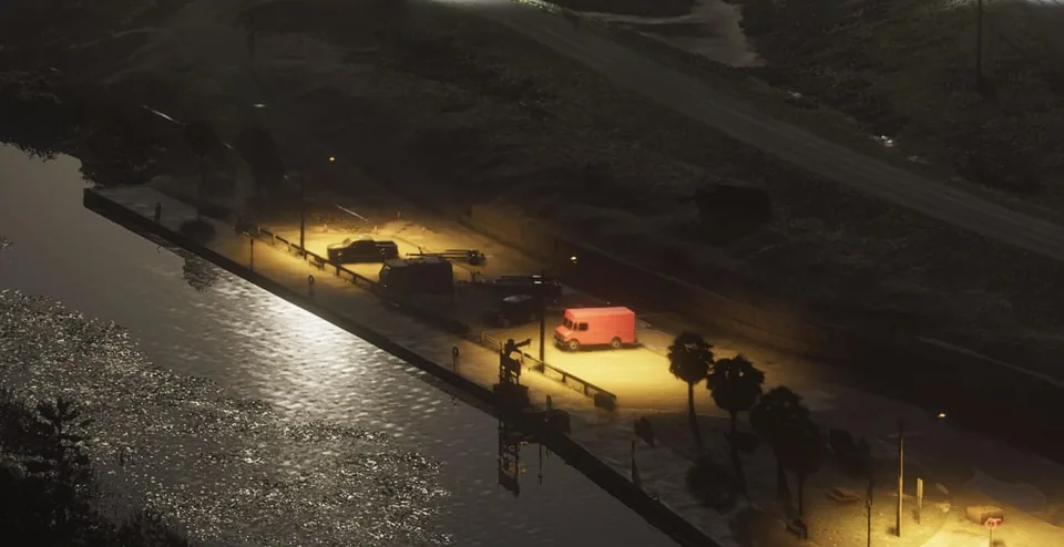 Capture officielle de GTA VI : Parking Lot
